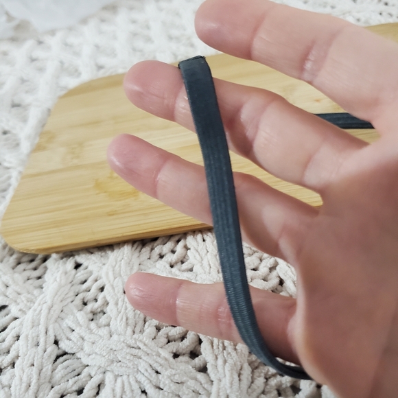 Free With Purchase- Charcoal Grey Stretch Headband- add on bundle - Picture 4 of 5